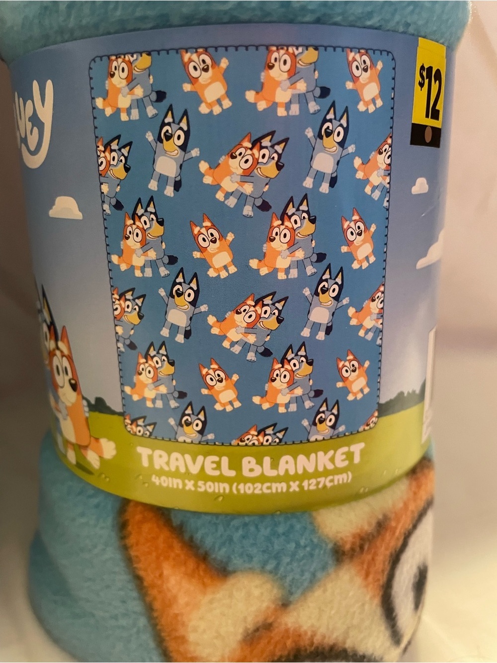 NWT Bluey Family Throw Pillow and Travel Blanket - Picture 5 of 9